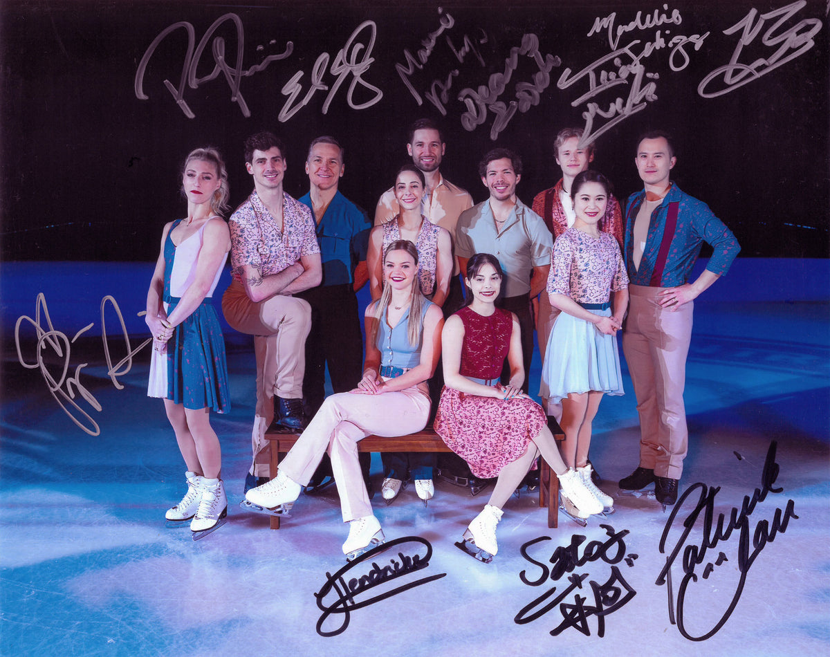 2024 Stars on Ice Autographed Cast Photo STARS ON ICE OFFICIAL STORE