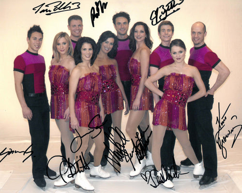 2009 Stars on Ice Canada Cast Photo - Autographed