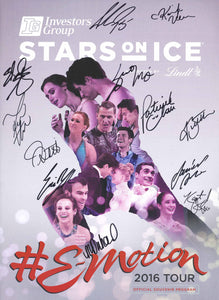2016 Stars on Ice Tour Program - Autographed - Canada